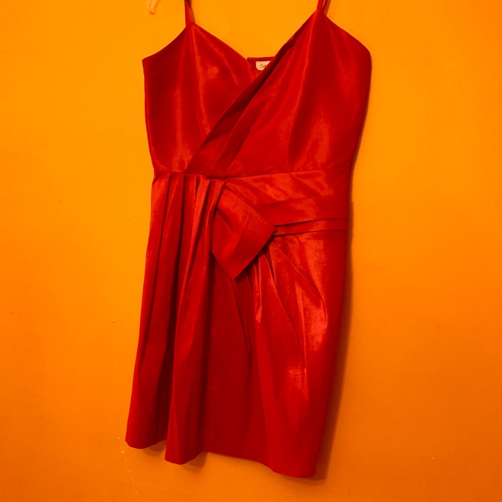 Beautiful strap hot pink dress